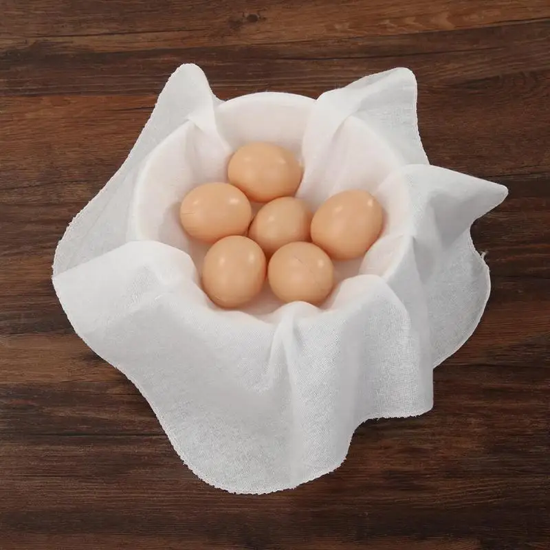 

2pcs Reusable Cotton Steamer Cloth Non-stick Gauze for Baozi Jiaozi Bun Dumpling Suitable for Dumplings Steamed Buns Etc