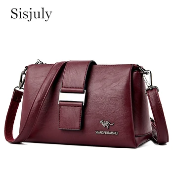 

2019 Women Vintage Messenger Bags Female Leather Crossbody Shoulder Bags For Women Sac a Main Ladies Luxury High Quality Handbag