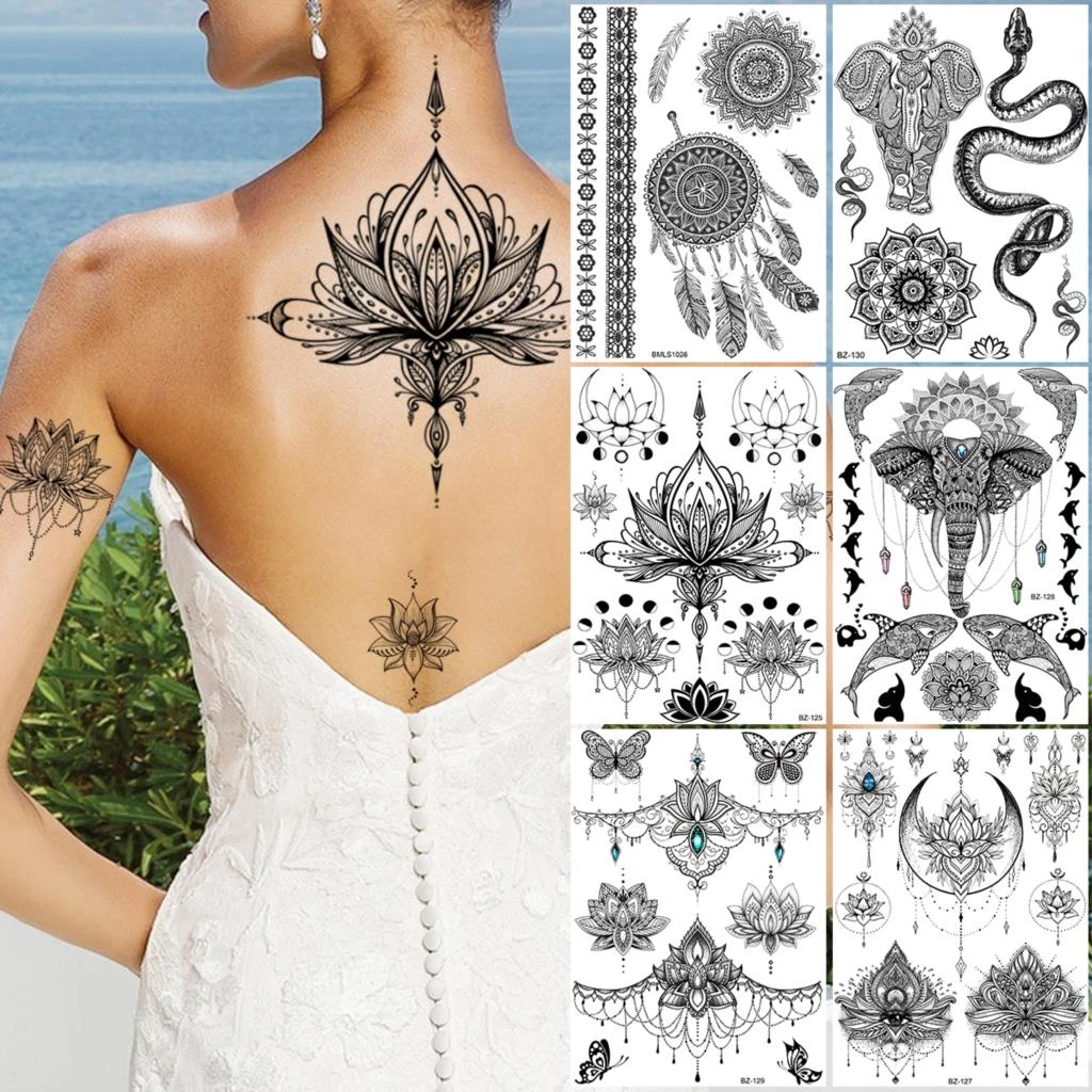 Tatouage Bas Du Dos Femme Mandala