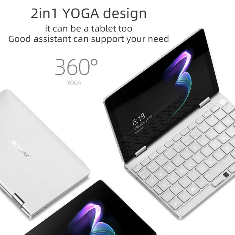 Один нетбук One Mix 3 2 в 1 Yoga карманный ноутбук Intel Core M3-8100Y двухъядерный ips Win 10 8 Гб DDR3 256 ГБ ноутбук
