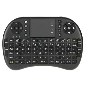 

2.4GHz Air Fly Mouse English Mini Wireless Backlit Keyboard Remote Control with Touchpad for HTPC Android TV Box Laptop PS3