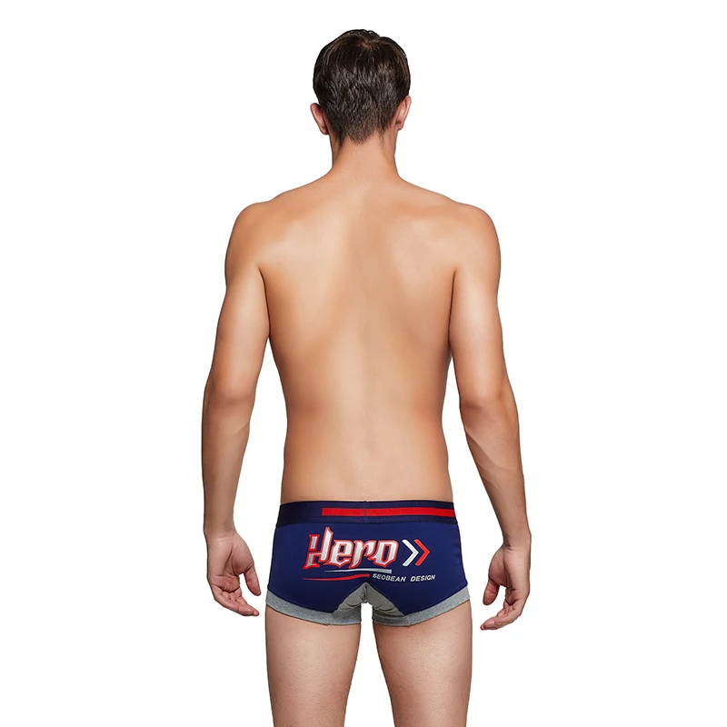 Men's boxer underwear Cotton low-waist sexy Comfortable and breathable shorts boxer male underwear