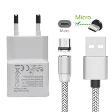 Для samsung A10 huawei Honor 6A Xiaomi Redmi 5 Meizu sony Asus LG usb ЗУ для мобильного телефона 5V 2A Магнитный Micro usb кабель для зарядки