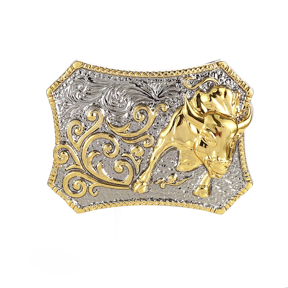 

Gold Redeo Horse Heads Western Belt Buckle Cowboy Rodeo Small Gold Belt Buckles for Men Women