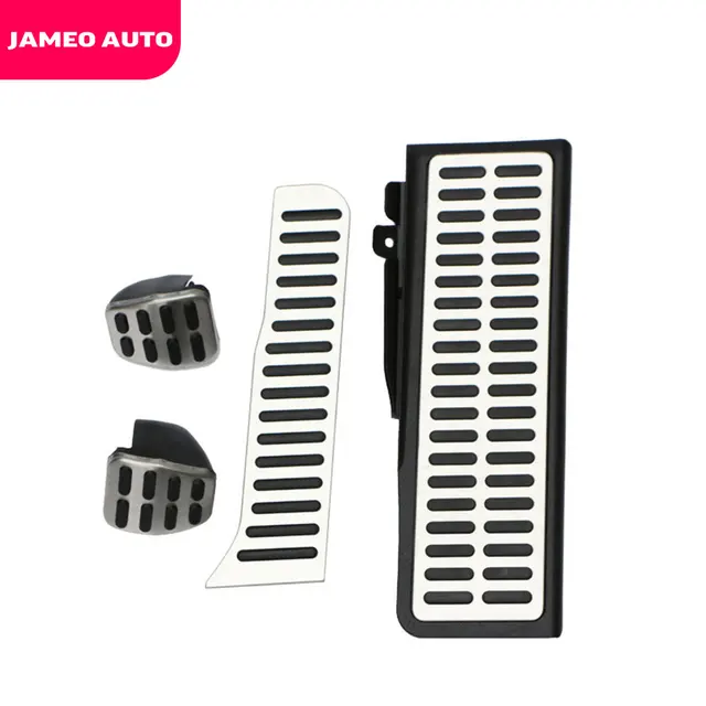 US $6.68 Jameo Auto Stainless Steel Pedal Pads Foot Rest for Skoda Octavia A5 for Volkswagen VW Golf 6 Jetta