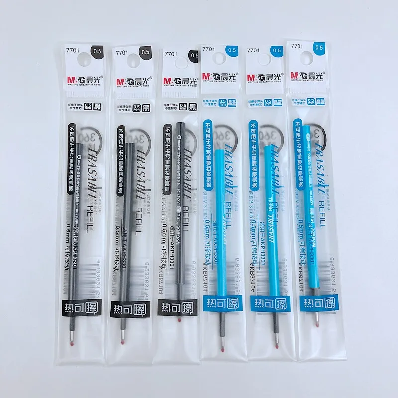 6 Mix Refills 3 шт./лот) M& G Милая мультяшная детская Волшебная стираемая гелевая ручка 0,5 мм синие чернила Kawaii корейские школьные канцелярские принадлежности H3303 - Цвет: 6 Mix Refills