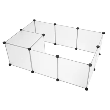 

Pet Playpen, Portable Large Plastic Yard Fence Small Animals, Puppy Kennel Crate Fence Tent HUG-Deals