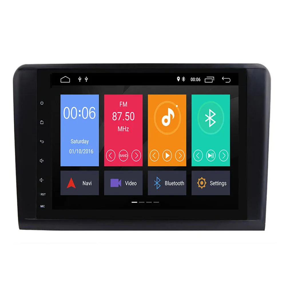 Excellent IPS 2 Din Auto Radio Android 9.0 64G For Mercedes/Benz/AMG R Class W251 R300 R350 R63 Car Multimedia Video DVD Player GPS DVR FM 2