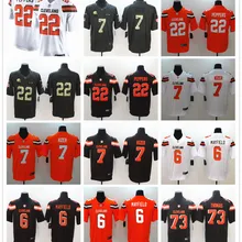 Мужские трикотажные изделия Cleveland Jabrill Peppers Baker Mayfield Myles Garrett Josh Gordon Jabrill Peppers Joe Thomas