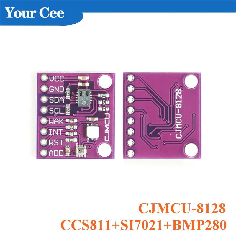 CCS811 + SI7021 BMP280 Сенсор модуль двуокиси углерода CO2 Температура и влажности высота