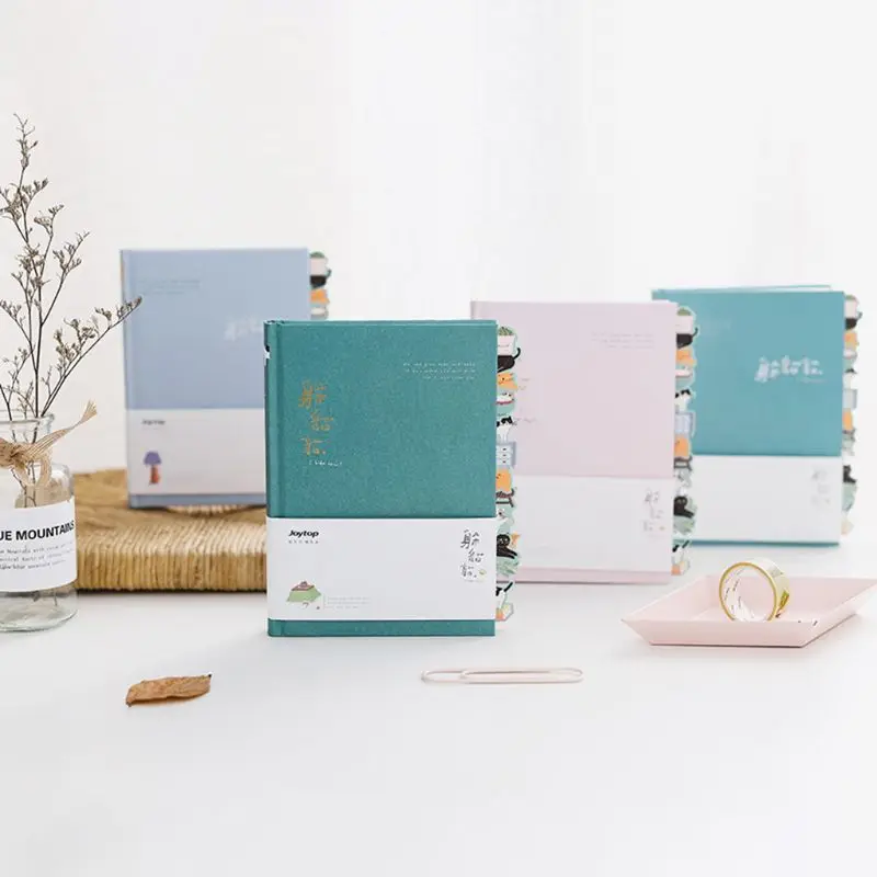 Kawaii List Diary Notebook Hand Book Planner Stationery with Tape Ruler Student