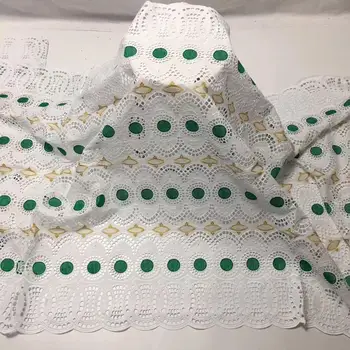 

5Yards African Bazin Riche Getzner 2020 High Quality French Net Embroidery Fabric Cotton Net Lace Fabrics For Women Dress