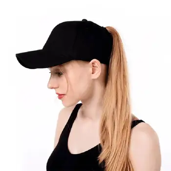 

Fashion Baseball Cap Adjustable Women Ponytail Caps Unisex Sun Hat Solid Color Sports Hip Hop Cap Summer Casual Hat Casquette