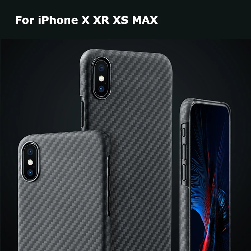 iphone 7 case Luxury Carbon Fiber Case for iPhone X Case Matte Aramid Fiber 0.7MM Ultra Thin Matte Phone Cover for iPhone XS MAX XR X S Cases iphone 8 case