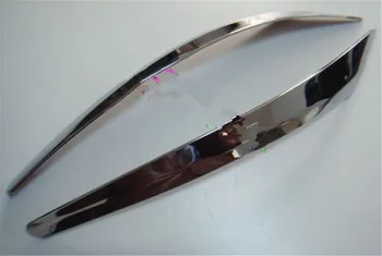 

ABS Chrome Front fog lamp cover trim For Hyundai Verna 2010-2017 Car styling