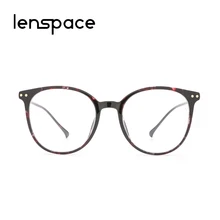 TR90 Женская круглая оправа для очков винтажные Ретро коричневые Деми высокого качества Рецептурные очки модные женские оптические оправы#90021