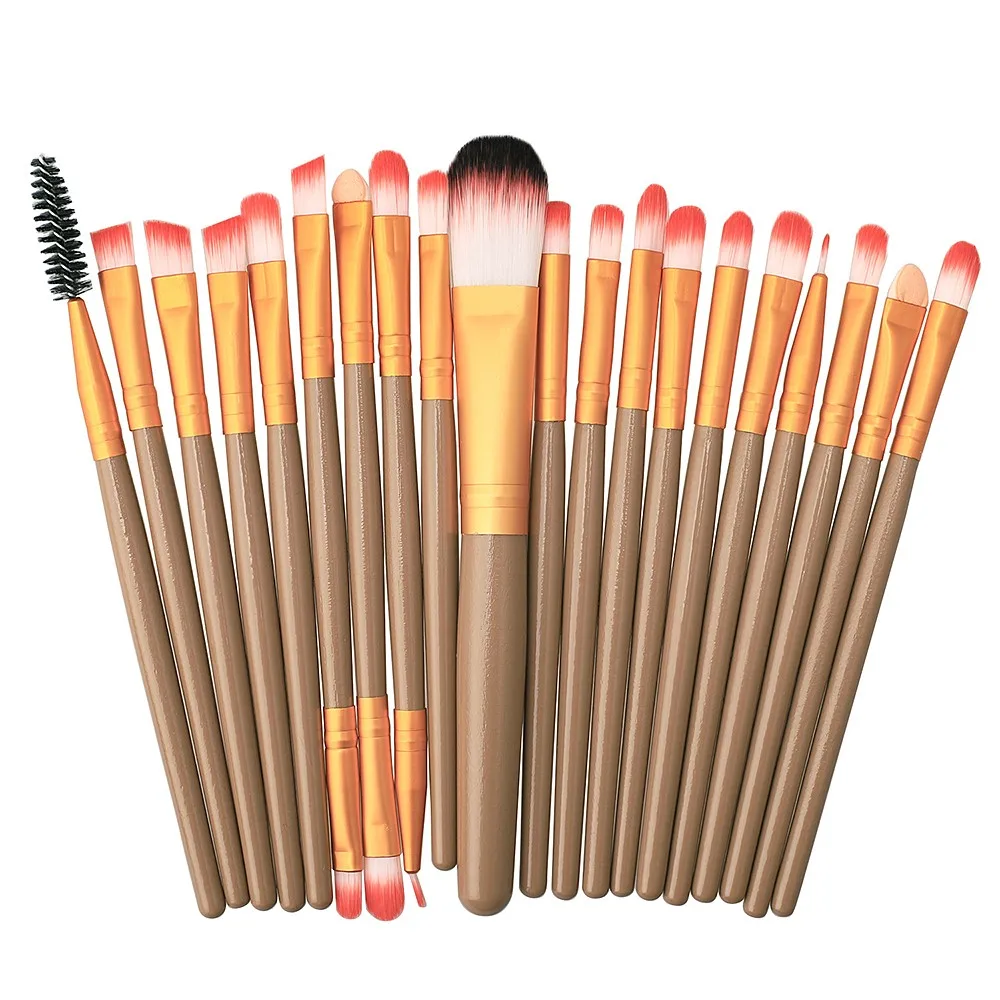 

20 Pcs/Set Makeup Brushes Eye Shadow micro brush Eyebrow Brushes lash brush Make Up Brushes Set Cosmetic Beauty Brushes Tool
