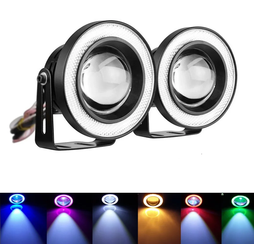 2pcs Angel Eyes Fog Lamp 2.5