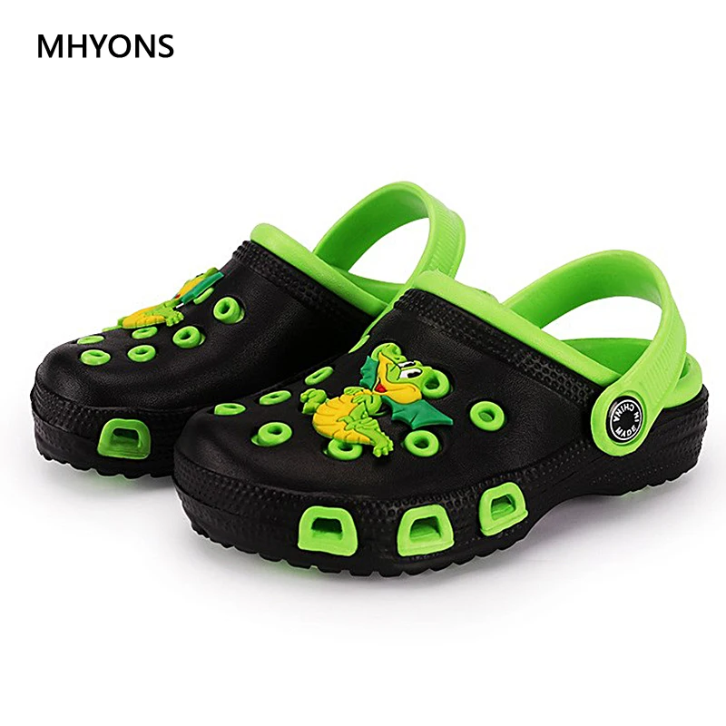 MHYONS/Новинка лета 2019 модная детская обувь с героями мультфильмов нескользящие