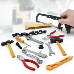 Jeu d'outils de réparation pour enfants, 14 pièces, outils de démontage d'ingénierie de Simulation, tournevis, marteau, pinces pour maison de jeux pour enfants, cadeaux 