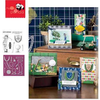 

MP053 GOLF Metal Cutting Dies and Stamps for Scrapbooking New 2019 Craft Die Cut Card Making Embossing Stencil