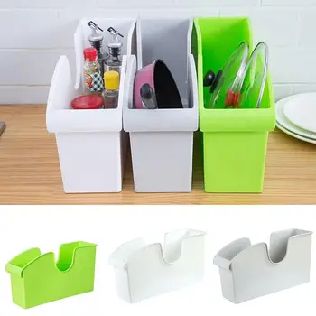 

Multi-use Creative Kitchen Pot Lid Storage Case Stylish Simple Bathroom Bedroom Home Organizer Utensils Space Saving