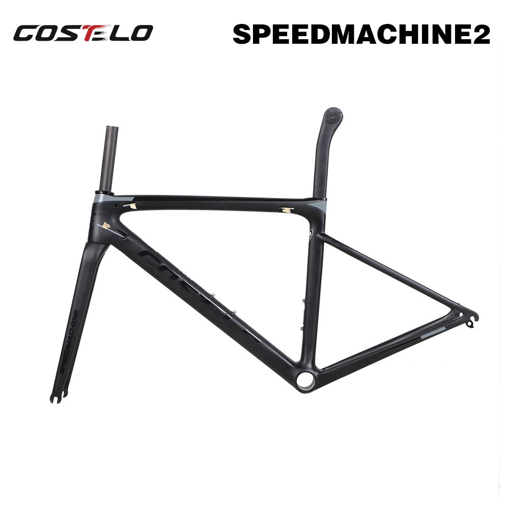 Flash Deal Costelo Speedmachine2.0 ultra light 790g disc carbon road bike frame Costelo bicycle bicicleta frame carbon fiber cheap frameset 1