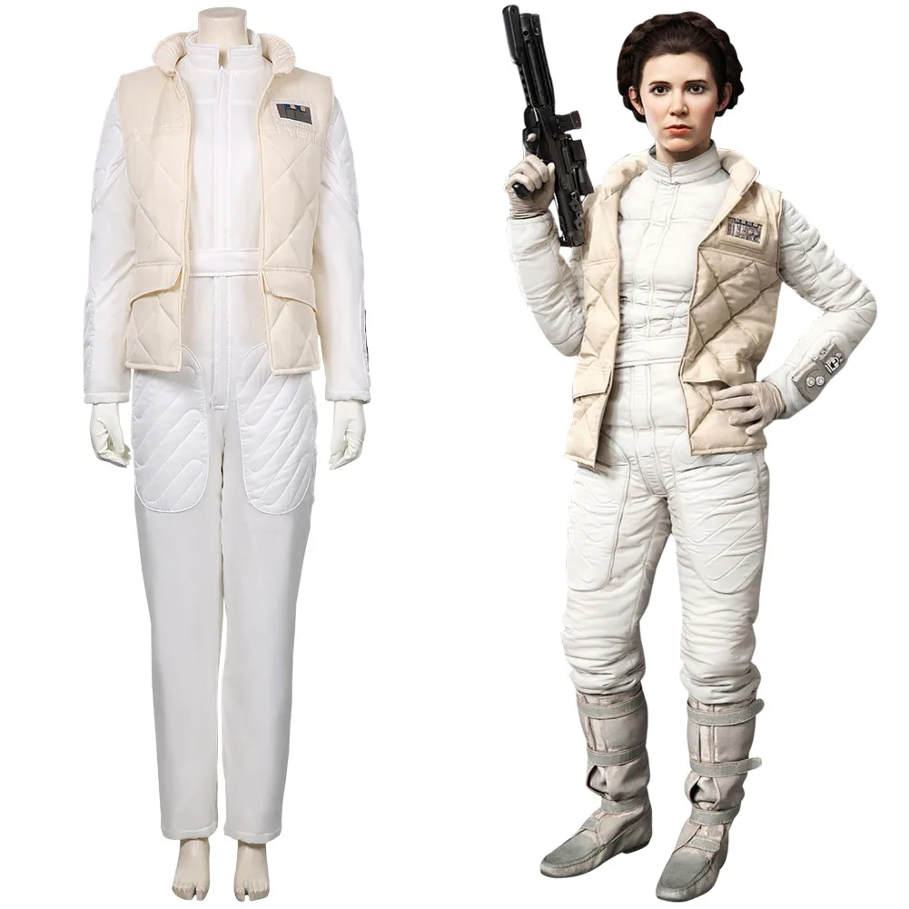 Susteen asesinato ven Disfraz de Princesa Leia Organa para mujer, traje de estrella, Mono Blanco,  traje Solo para Halloween, regalo de Navidad|Disfraces de películas y TV| -  AliExpress