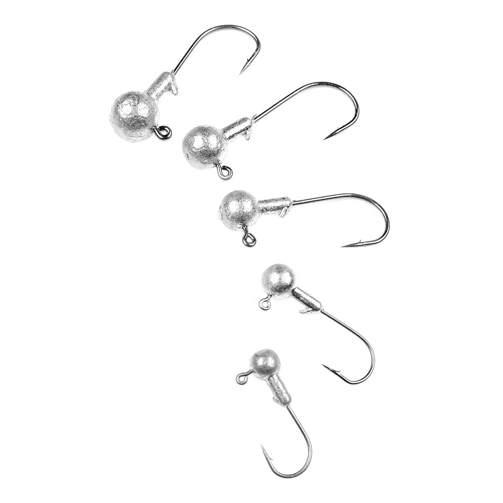 5 шт. 1g 2g 3g с функцией 5g 7g 10g Crank Jig Head крюк свинцовый крючок для рыбалки головы