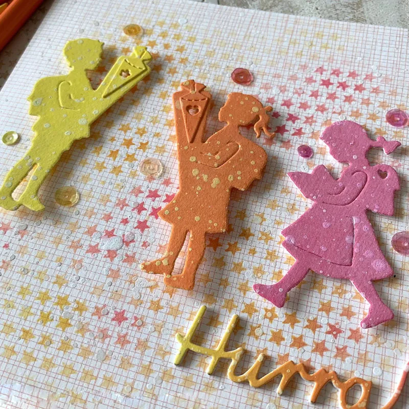 

Boy Stencil Metal Cutting Dies For Scrapbooking Album Craft Embossing Set For Child Card Making New 2019