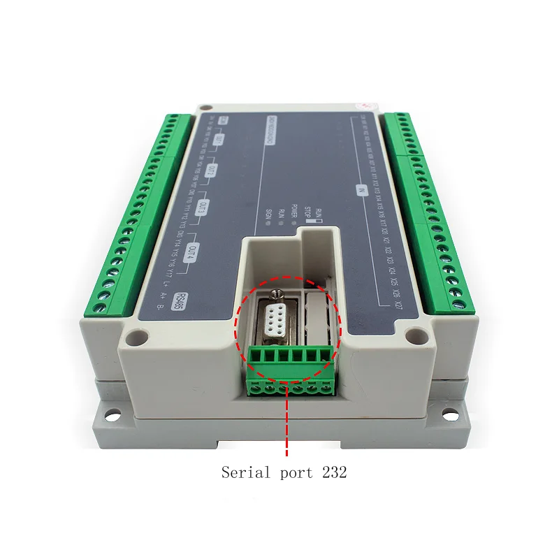 Программируемый контроллер PLC FX3U-40MR с аналоговым, с портом связи RS485 и MODBUS высокая скорость: 6 способ 8K