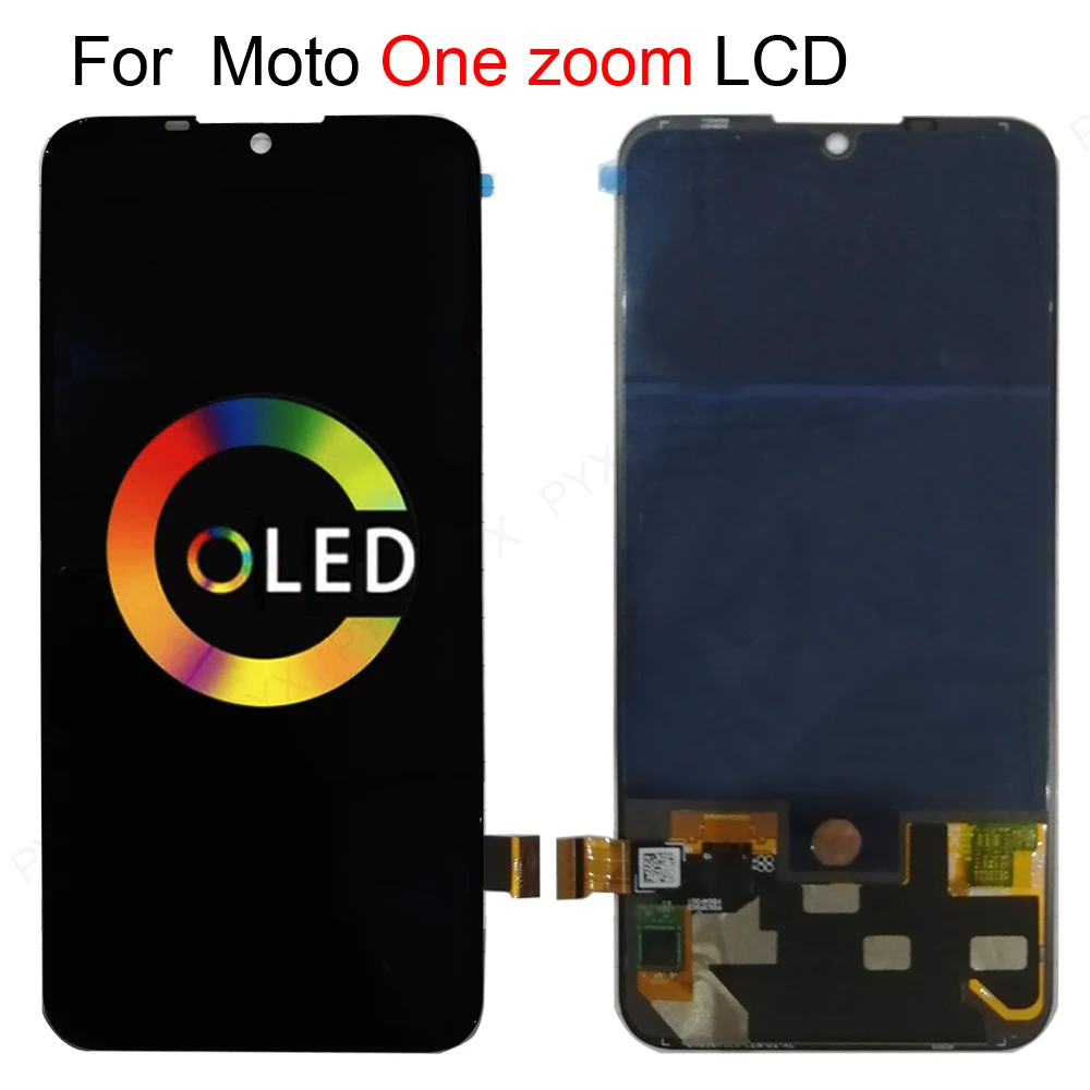 Тест OLED дисплей для Moto One zoom ЖК сенсорный экран дигитайзер сборка moto one ZOOM LCD XT2010