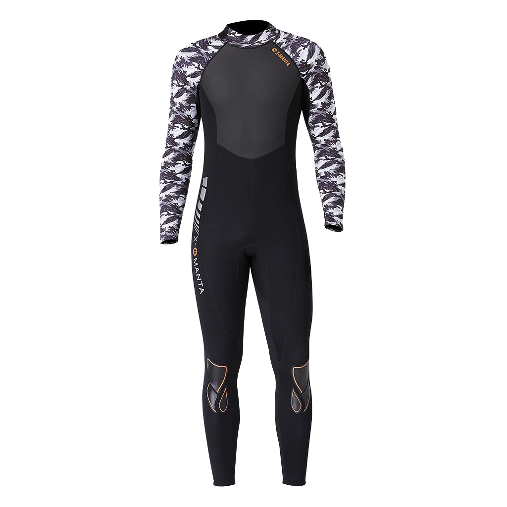 

Men 3mm Diving Wetsuit One-Piece Diving Suit Long Sleeve Jacket Jumpsuit Scuba Diving Wetsuit