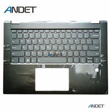 Для lenovo Flex 5 14 5-14 Yoga 520-14 Yoga 520-14IKB ISK Упор для рук C-Cover US клавиатура верхний Чехол черный FPR отверстие