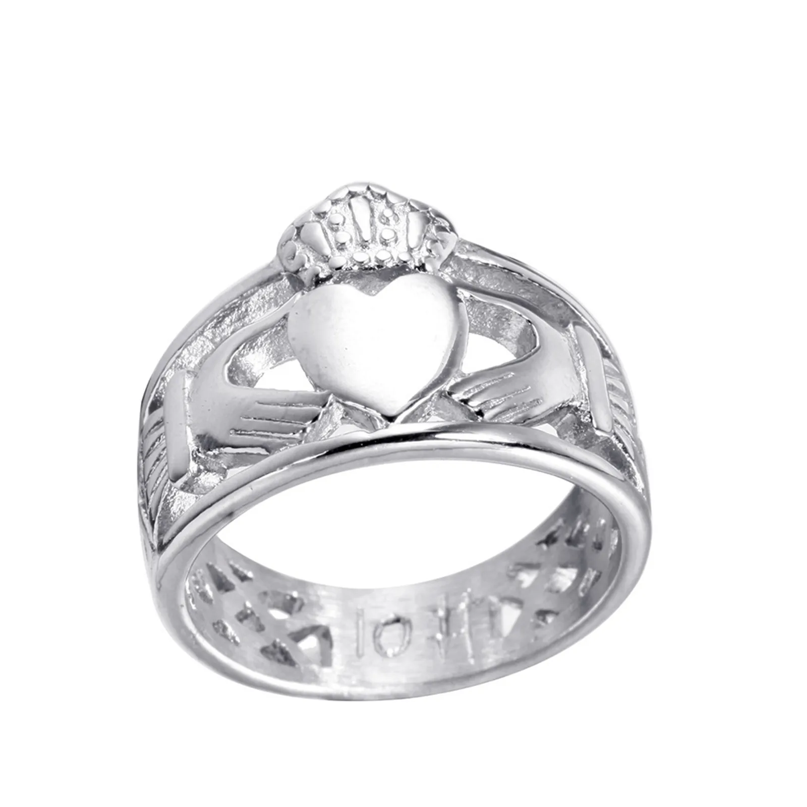 Мужское и женское кольцо из нержавеющей стали Anillo de Claddagh Para Hombre для мужчин женщин