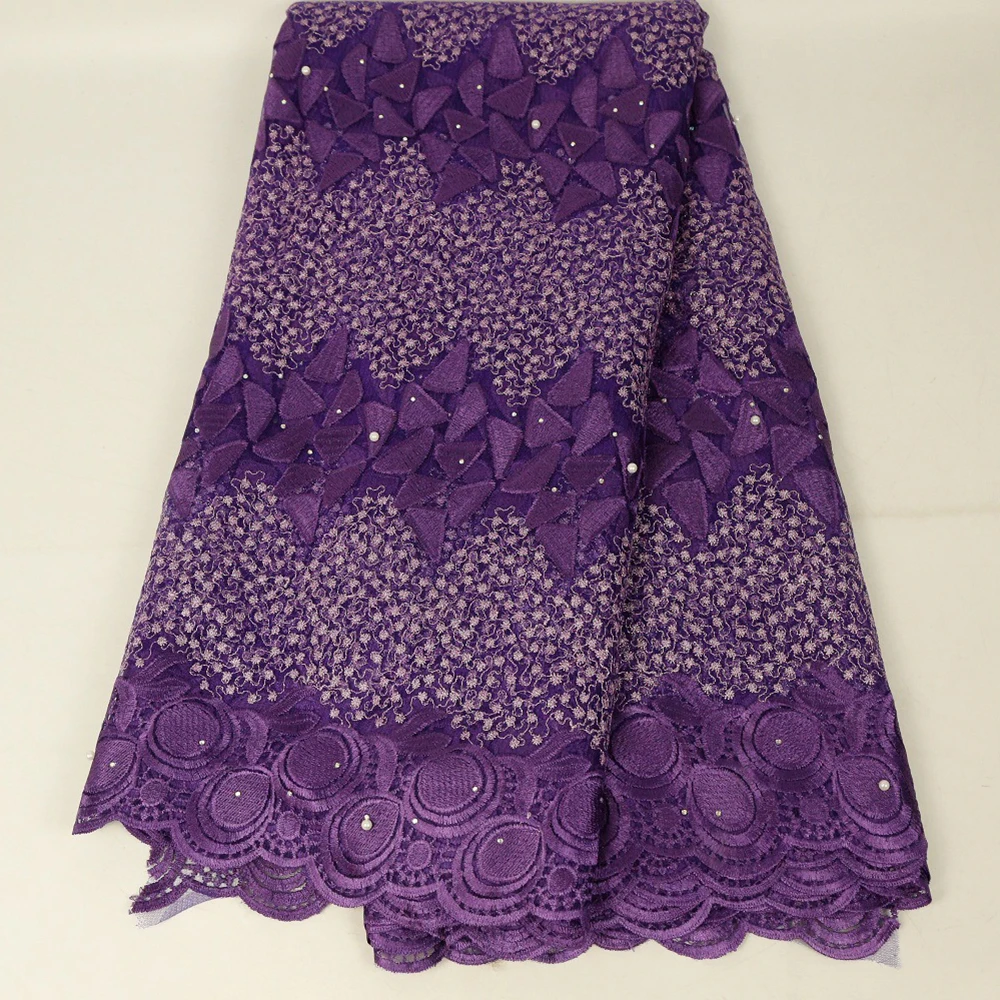 Новейшая французская нигерийская кружевная ткань высокого качества вышитый тюль Африканские кружева ткань с камнями для свадьбы вуаль кружева