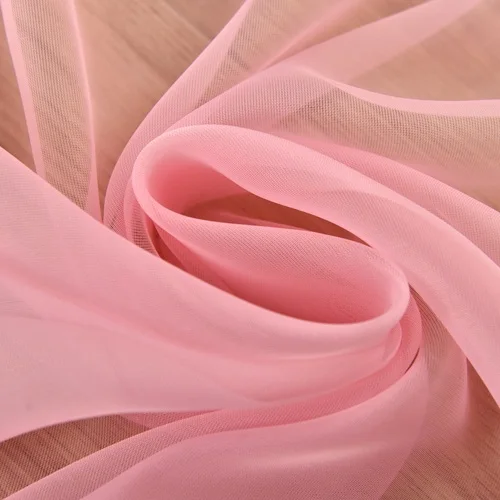 Компания NAPEARL цельнокроеное платье прозрачной вуали, тюлевые шторы, занавески, универсальные домашний декор Спальня окон драпировки современные сплошные однотонные Цвет дизайн - Цвет: Light Pink