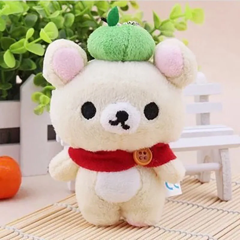 Плюшевая игрушка 10 см плюшевая кукла мини ключ крючок подвеска медведь кукла| |