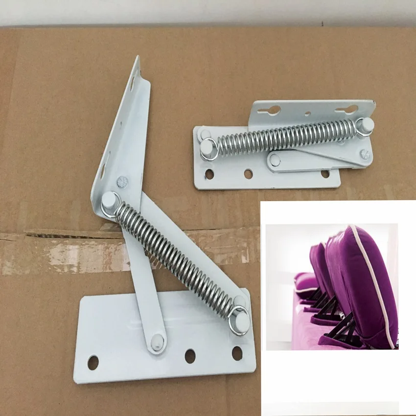 

A22 Furniture Hardware Hinge White Sofa chuang jiao Cabinet Hinge Sofa Connector Headrest Small chuang jiao Hinge White Zinc