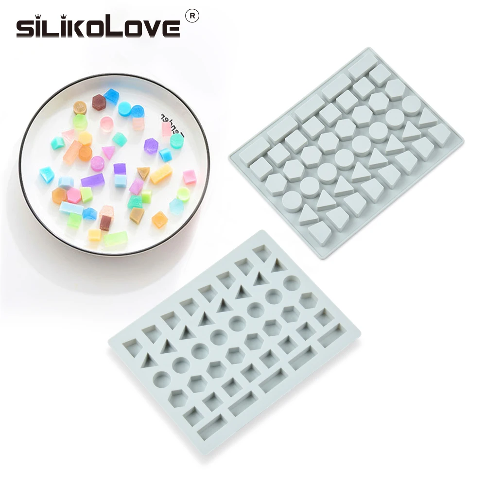 Новая силиконовая форма SILIKOLOVE для конфет Геометрическая миниатюрная мастики