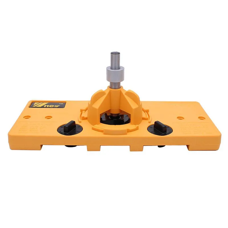 35mm Hinge Hole Saw Jig Drill Guide Locator Hole Opener Door Cabinets DIY Tool For Carpentry
