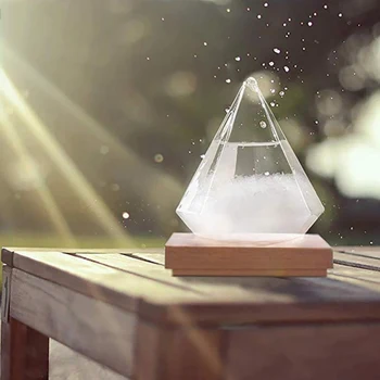 

2020 Unique Weather Forecaster Antique Crystal Forecasting Storm Glass Decorative Predictor Used Weather Predicting