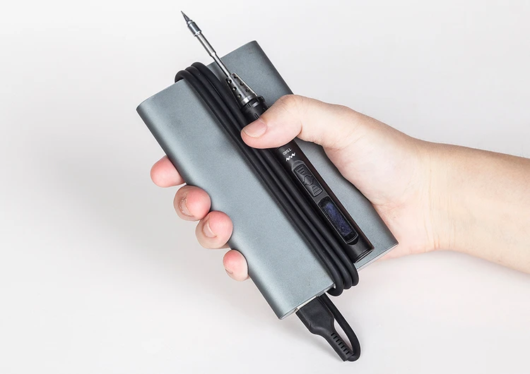 Electric Soldering Iron USB Type-c Power Supply Interface Standard Charging Head and Portable Power Supply for Moving Welding