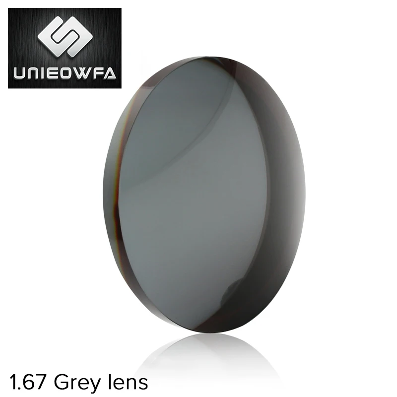 UNIEOWFA, поляризационные солнцезащитные очки по рецепту, мужские Оптические очки для близорукости, солнцезащитные очки для мужчин, UV400, квадратные, для вождения, Полароид, мужские очки - Цвет линз: 1.67 Grey Lens