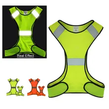 Высокое качество светоотражающий жилет безопасности для взрослых/детей рабочая одежда для ночного бега верховой езды Спорт на открытом воздухе безопасность средний размер