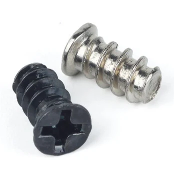 

flat Thin Head dia 6mm M5 self tapping screw steel screw electronic DIY computer host fan fastening Audio nickle plated