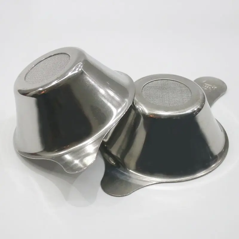 Ситечко для чая из нержавеющей стали, уплотненное мелкоячеистое ситечко для заварки чая, многоразовый кофейный коктейльный фильтр