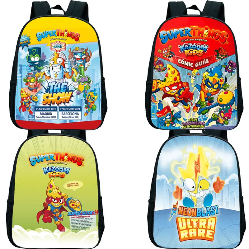 

Superzings серия 8 Kazoom Детский рюкзак для мальчиков с мультипликационным новорожденным детским садом сумка для книг детские Superthings школьные сумки Mochila