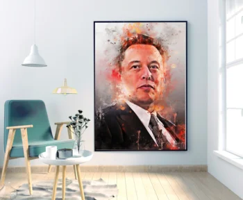 

ELON MUSK canvas poster Wall Decor No frame