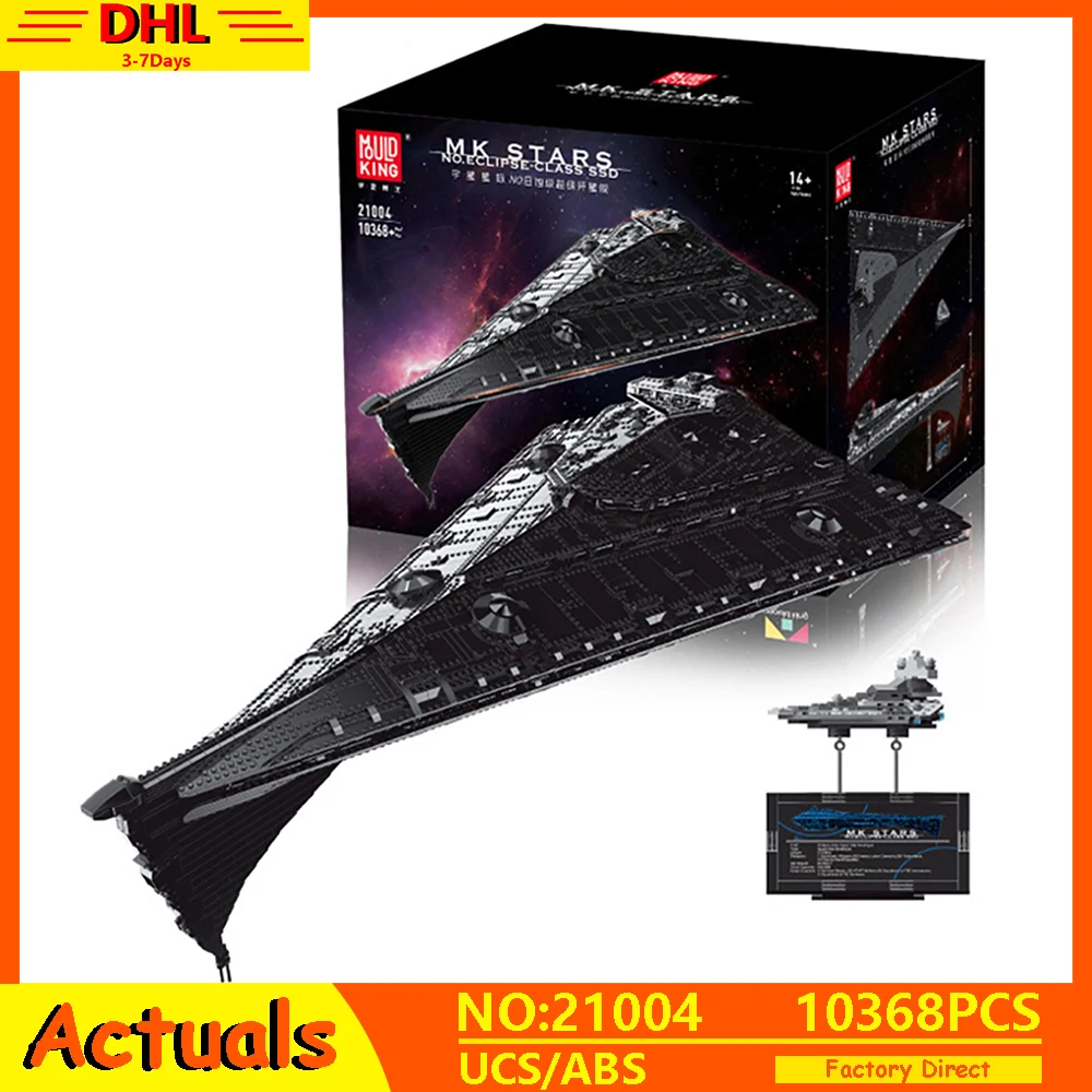 

MOC Star Toys Wars Series Ultimate Millennium Eclipse-Class Dreadnought Destroyer Model Building Blocks Bricks Toys Kids Gifts
